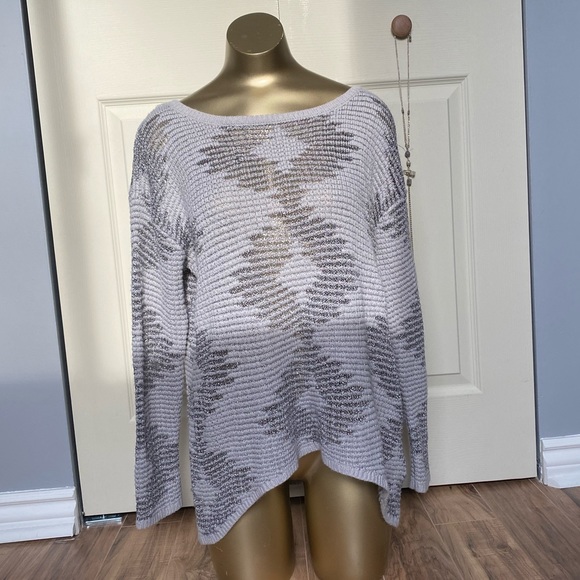Grey and silver sweater pullover - Picture 1 of 10